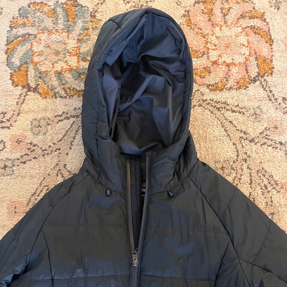 Patagonia Women's Parka Hooded Jacket SZ M Navy Blue - Picture 2 of 7